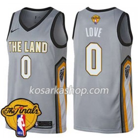 Dres Cleveland Cavaliers Kevin Love 0 2018 NBA Finals Patch Nike Zelena Swingman